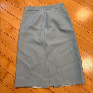 Elegant Blue wool J. Crew Women's Skirt